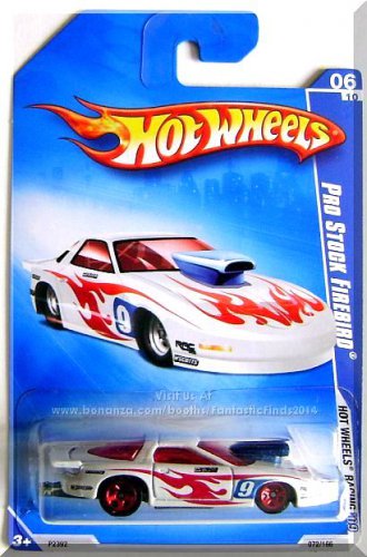 Hot Wheels - Pro Stock Firebird: Hot Wheels Racing '09 #06/10 - #072/166 *White*