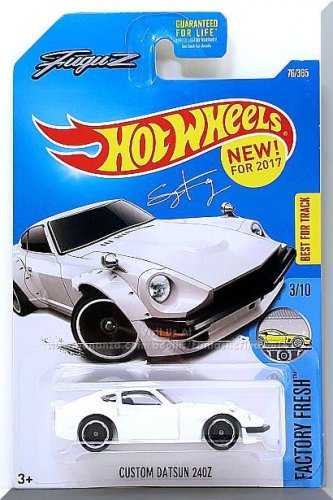 Hot Wheels - Custom Datsun 240Z: Factory Fresh #3/10 - #76/365 (2017) *White*