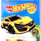 Hot Wheels - Renault Sport R.S. 01: HW Exotics #9/10 - #79/250 (2016) *Yellow*