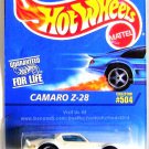 Hot Wheels - Camaro Z-28: Collector #504 (1996) *White Edition / 3 Spoke*