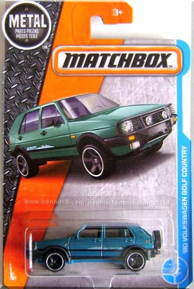 Matchbox - '90 Volkswagen Golf Country: MBX Adventure City #4/125 (2017 ...