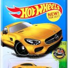 Hot Wheels - '15 Mercedes-AMG GT: HW Exotics #2/10 - #256/365 (2017) *Yellow*