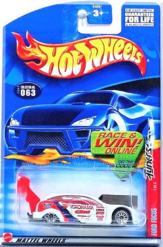 Hot Wheels - Ford Focus: Tuners #1/4 - Collector #063 (2002) *White Edition*