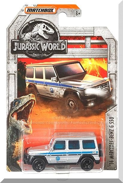 matchbox jurassic world mercedes benz