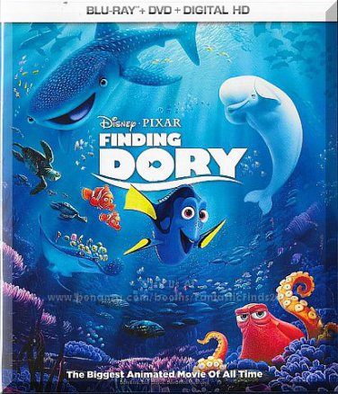 Blu-Ray - Finding Dory (2016) *Walt Disney / Ellen DeGeneres / Hayden Rolence*