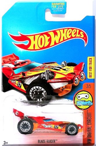 Hot Wheels - Blade Raider: HW Digital Circuit #3/5 (2017) *Red / Treasure Hunt*