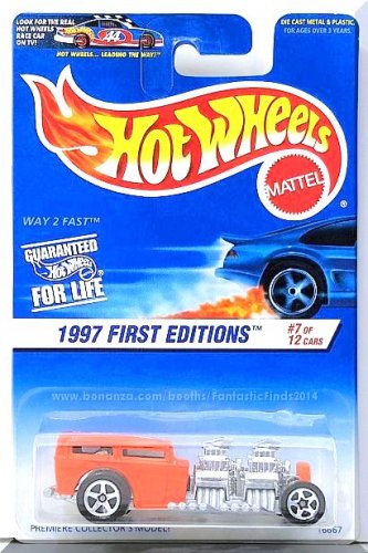 Hot Wheels - Way 2 Fast: 1997 First Editions #7/12 - Collector #514 *Orange*