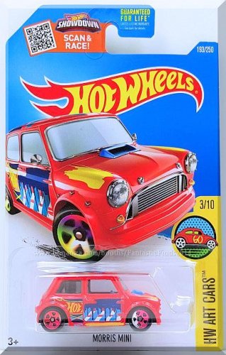 Hot Wheels - Morris Mini: HW Art Cars #3/10 - #193/250 (2016) *Red Edition*