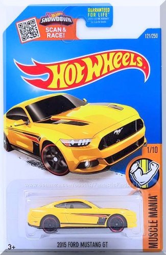 hot wheels yellow mustang