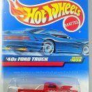 Hot Wheels - '40s Ford Truck: Collector #1029 (1999) *Red Edition*