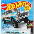 Hot Wheels - '64 Nova Wagon Gasser: HW Race Day #4/10 - #198/250 (2019) *Blue*