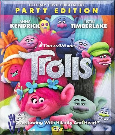 Blu-Ray - Trolls: Party Edition (2016) *Anna Kendrick / Justin Timberlake*