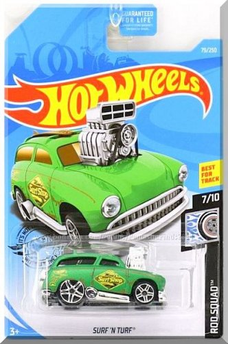 Hot Wheels - Surf 'N' Turf: Rod Squad #7/10 - #79/250 (2019) *Green Edition*