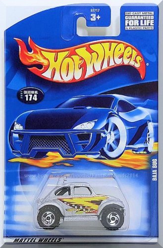 Hot Wheels - Baja Bug: Collector #174 (2001) *Silver / Painted Base Variant*