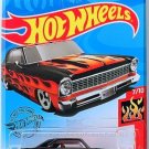 Hot Wheels - '66 Chevy Nova: HW Flames #7/10 - #143/250 (2019) *Black Edition*