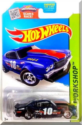 Hot Wheels - '70 Chevy Chevelle: HW Workshop 2015 - Speed Team #194/250 *Blue*