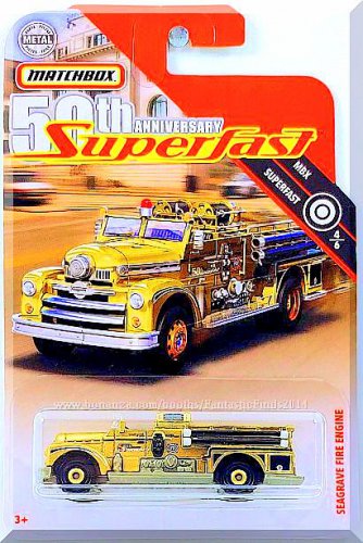 Matchbox - Seagrave Fire Engine: MBX Superfast #4/6 (2019) *Gold Edition*