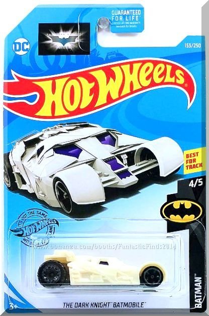 Hot Wheels The Dark Knight Batmobile BATMAN 4/5 2019 weiß NEU 