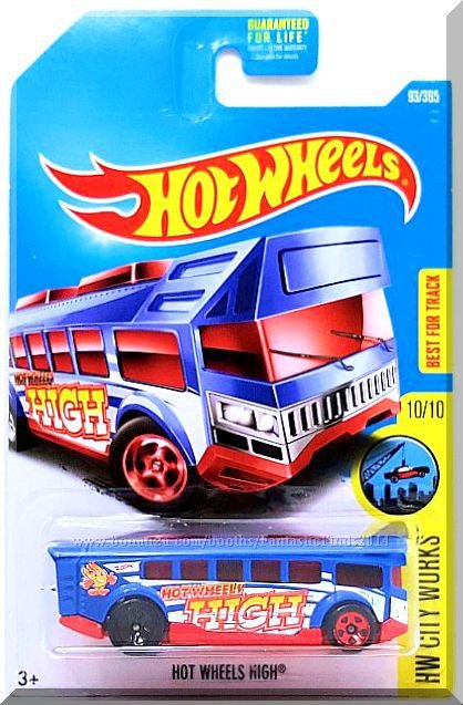 Hot Wheels - Hot Wheels High: HW City Works #10/10 - #93/365 (2017) *Blue*