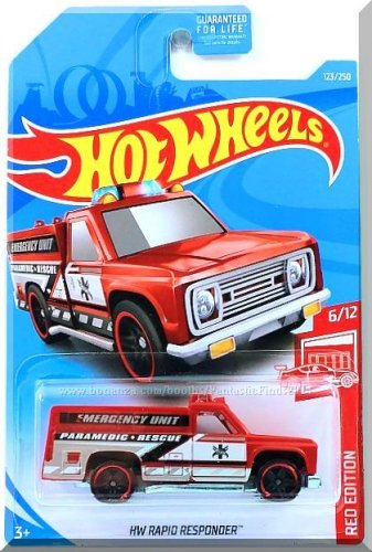 Hw Rapid Responder Red 2019 Hot Wheels Target Exclusive Red Edition 