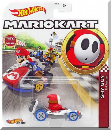 Hot Wheels - Shy Guy / B-Dasher: MarioKart (2020) *White Edition / Nintendo*