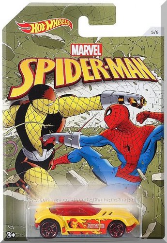 Hot Wheels - Golden Arrow: Spider-Man Homecoming #5/6 (2017) *Walmart Exclusive*