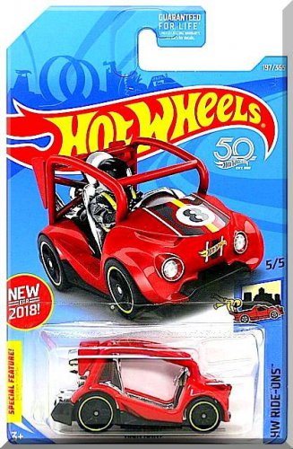 Hot Wheels - Kick Kart: HW Ride-Ons #5/5 - #197/365 (2018) *Red Edition*
