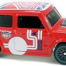 Hot Wheels - Morris Mini: Nightburnerz #8/10 - #311/365 (2018) *Red / Loose* Hot Wheels - Morris Mini: Nightburnerz #8/10 - #311/365 (2018) *Red / Loose*