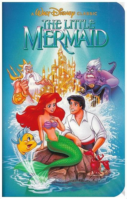 VHS - The Little Mermaid (1989) *Walt Disney / Recalled Artwork ...