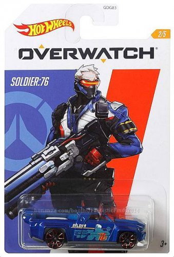 Hot Wheels - Solid Muscle: '20 Overwatch Series #2/5 *Soldier:76 / Blue Edition*