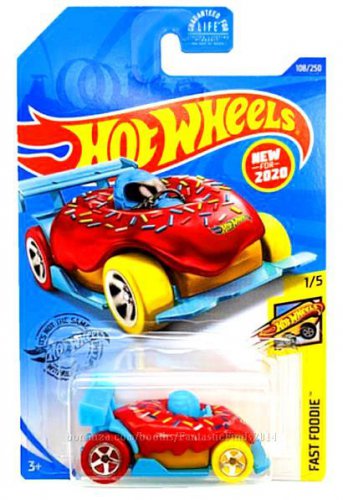 Rot/Türkis DONUT DRIFTER Hot Wheels 2020 - Fast Foodie 1/5-108/250 