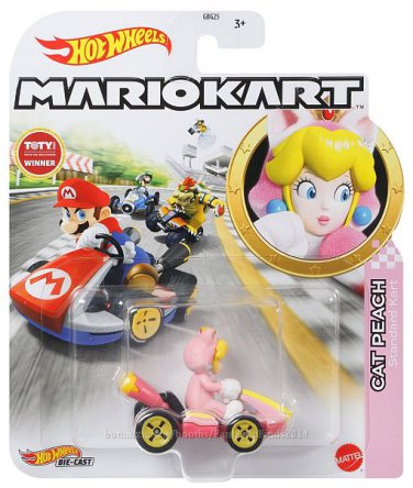 Hot Wheels - Cat Peach / '21 Standard Kart: MarioKart *Pink / Nintendo*