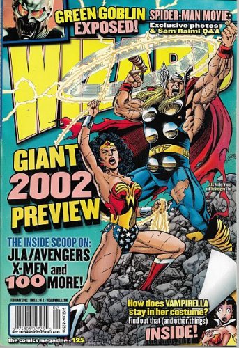 Wizard: The Comics Magazine #125B (2002) *Giant 2002 Preview Issue / Avengers*