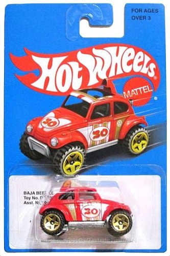 Hot Wheels - Baja Beetle: 2016 Target Retro Style Series #DNF30 *Red Edition*
