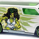 Hot Wheels - Custom '77 Dodge Van: '17 Women Of Marvel - She-Hulk *Loose*
