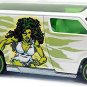 Hot Wheels - Custom '77 Dodge Van: '17 Women Of Marvel - She-Hulk *Loose*