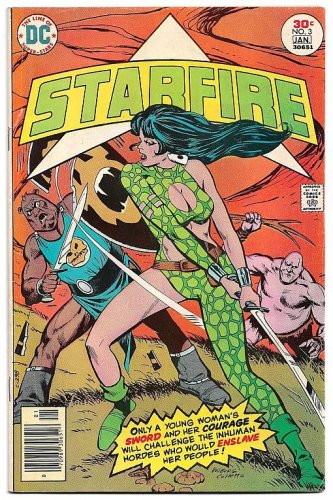 Starfire #3 (1976) *DC Comics / Bronze Age / Frost Dragon / Mygorg*