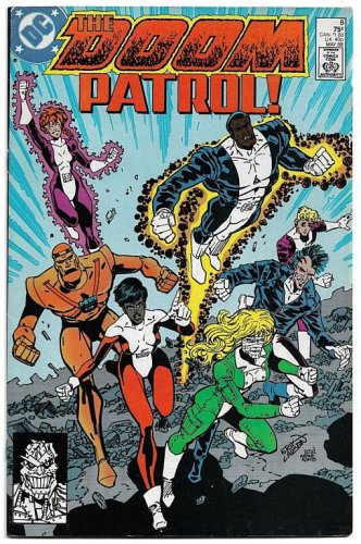The Doom Patrol #8 (1988) *DC Comics / Copper Age / Shrapnel / Erik Larsen*