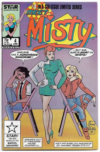 Misty #4 (1985) *Star Comics / Marvel / Cover Artwork By Trina Robbins / Ricky*