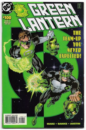 Green Lantern #100 (1998) *DC Comics / Variant Cover Artwork By Darryl Banks*