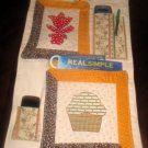 Applique Fabric Wall Hanging Mail Organizer, get organized