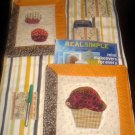 Applique Fabric Wall Hanging Mail Organizer, get organized