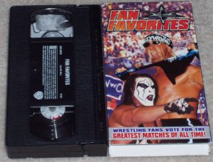 WCW FAN FAVORITES ORIGINAL WRESTLING VHS