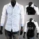 Mens Long Sleeved casual slim fit shirt (2 colours)