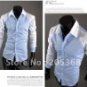 Mens Long Sleeved casual slim fit shirt (2 colours)