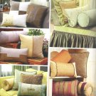 2006 Simplicity 4108 Pattern Square Rectange Bolster Quilted Pillows Uncut