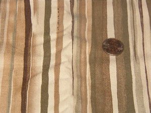 Natural Olive Brown Tan Lightweight Home Decor Fabric  1 3/4 yds x 36" wide