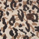 Camoflauge in Black and Tan Sheeting Fabric   39"L x 92"W