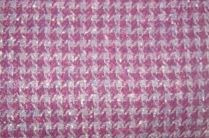 Purple Grey Plaid Wool Like Fabric  1yd x 56" wide