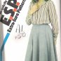 Simplicity 5717 (1982) Vintage Pattern Blouse Front Wrap Skirt  Size 12-16  Uncut